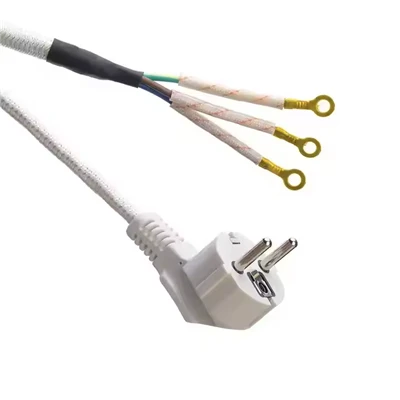 Měděný vodič bavlnový plášť pletený kabel napájecího kabelu
